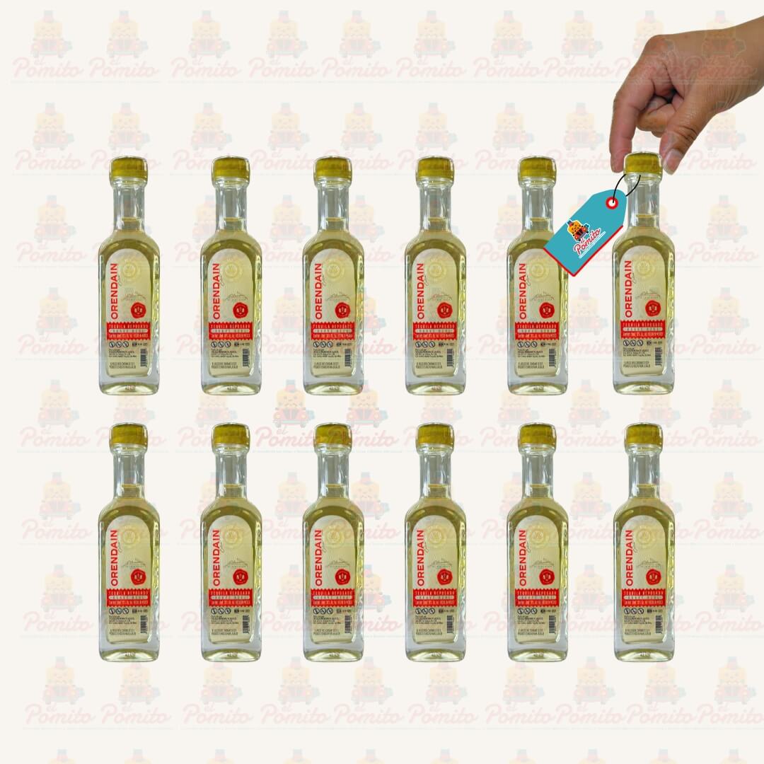 (12 piezas) Mini Tequila Orendain Reposado 50ml.
