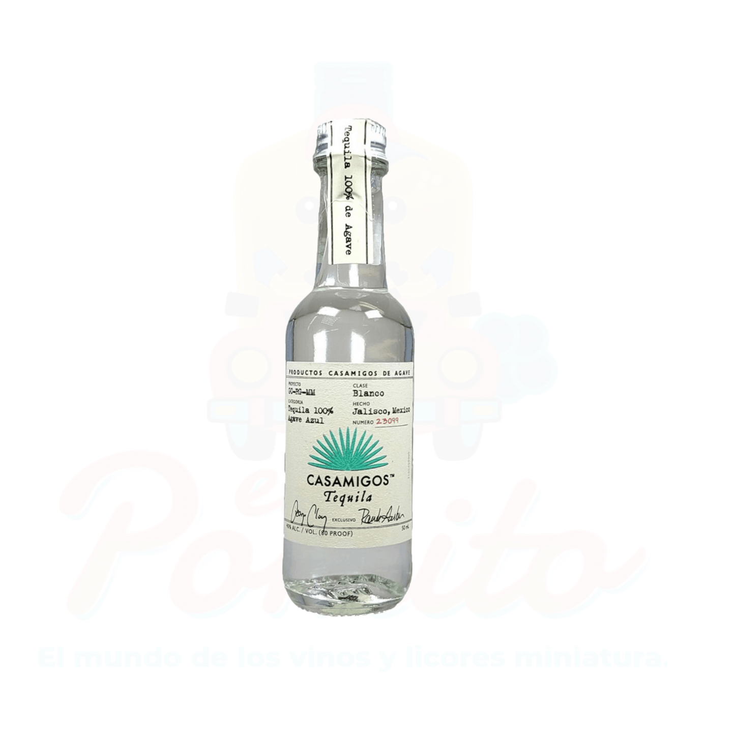 Mini Tequila Casamigos Blanco 50ml.