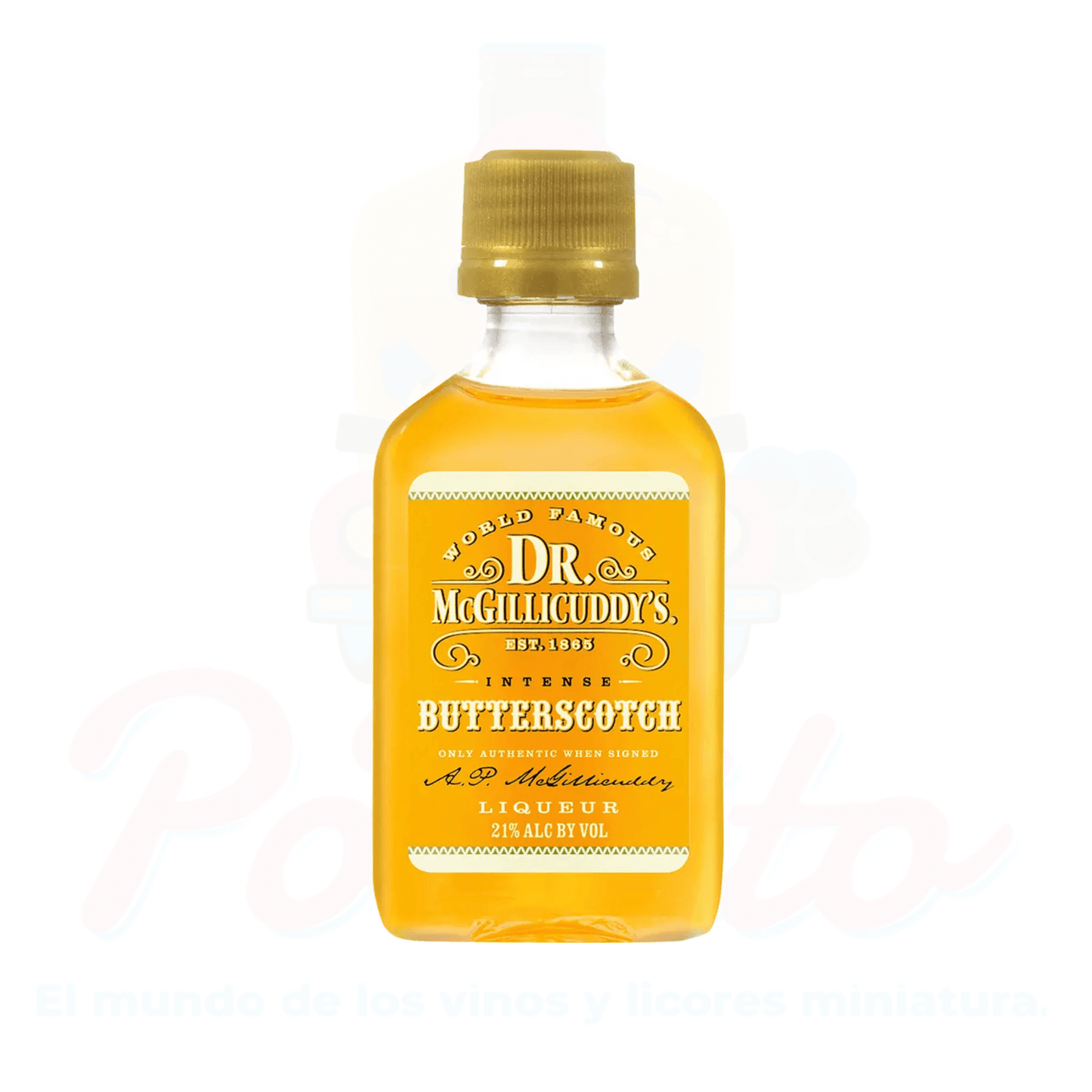 Mini Licor Dr. Mc Gillicuddy´s Butterscotch 50ml.