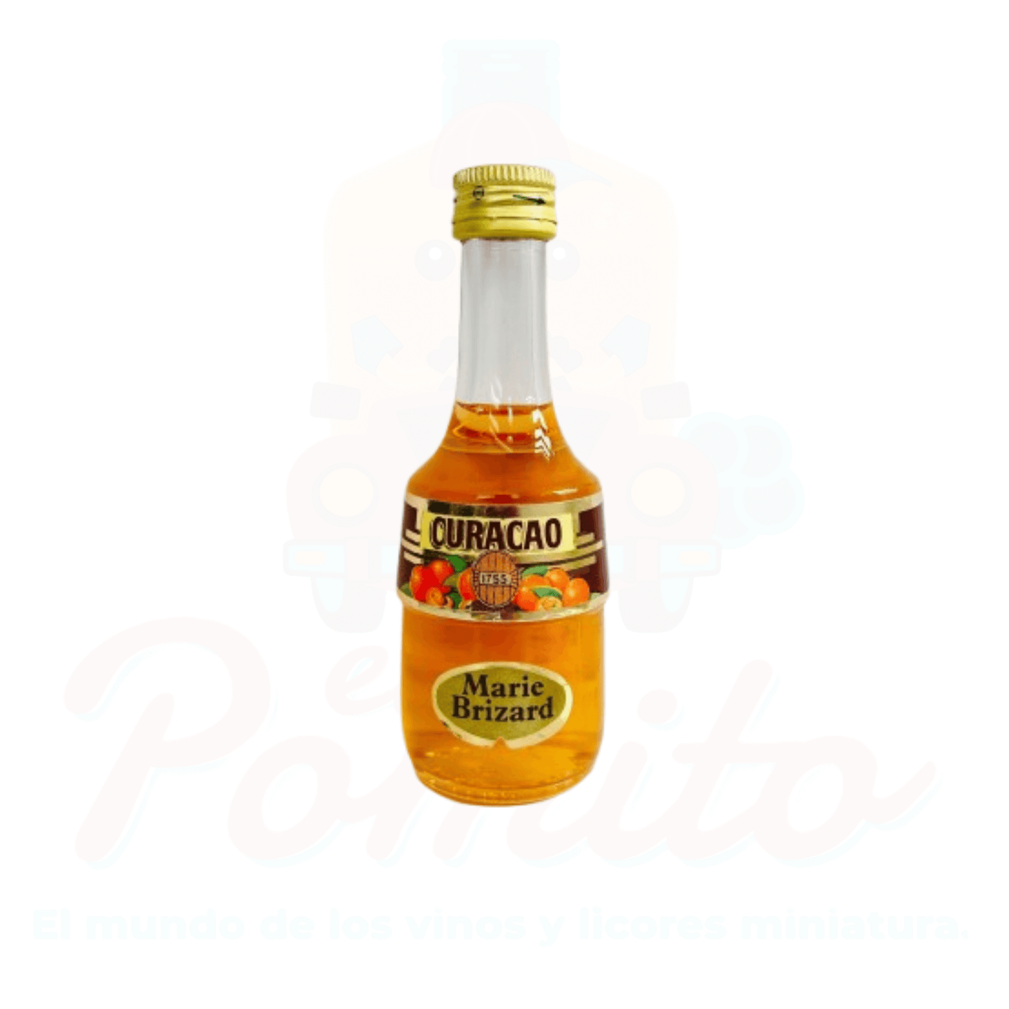 Mini Licor Marie Brizad Curacao 50ml.
