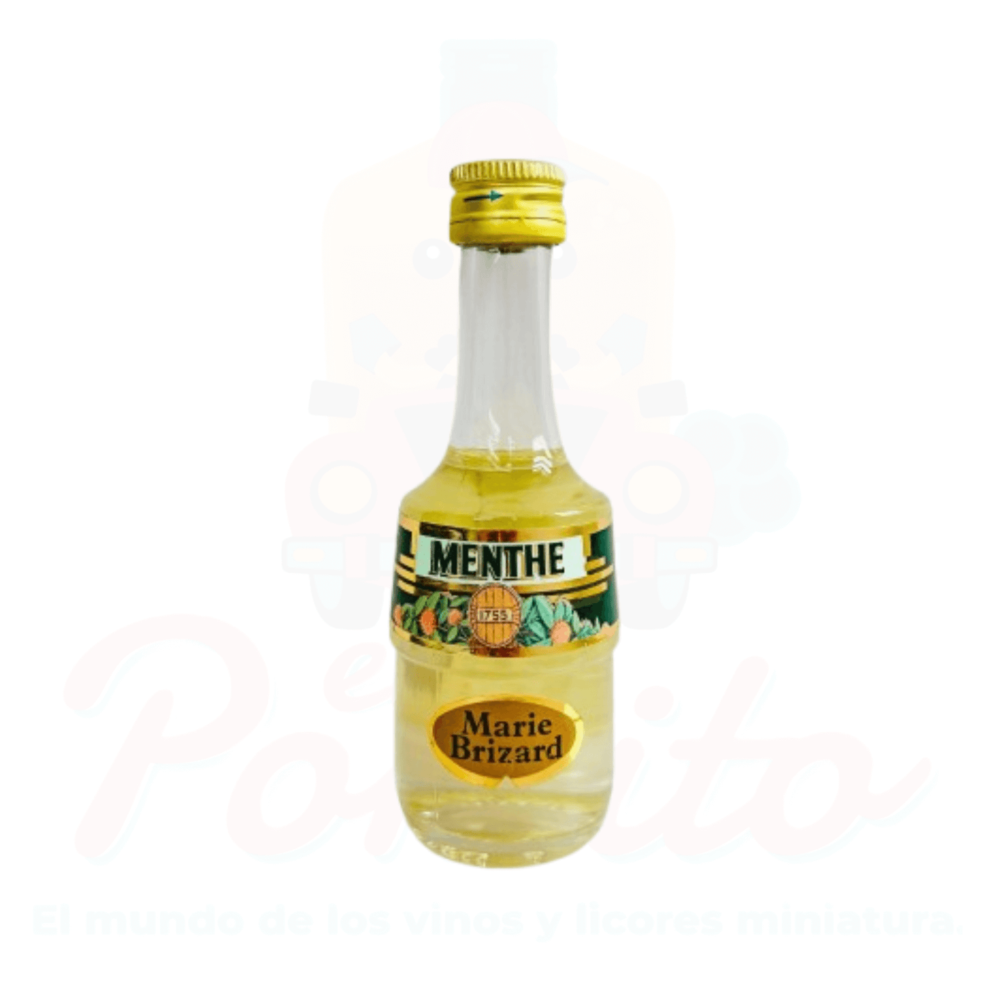 Mini Licor Marie Brizad Menthe 50ml.
