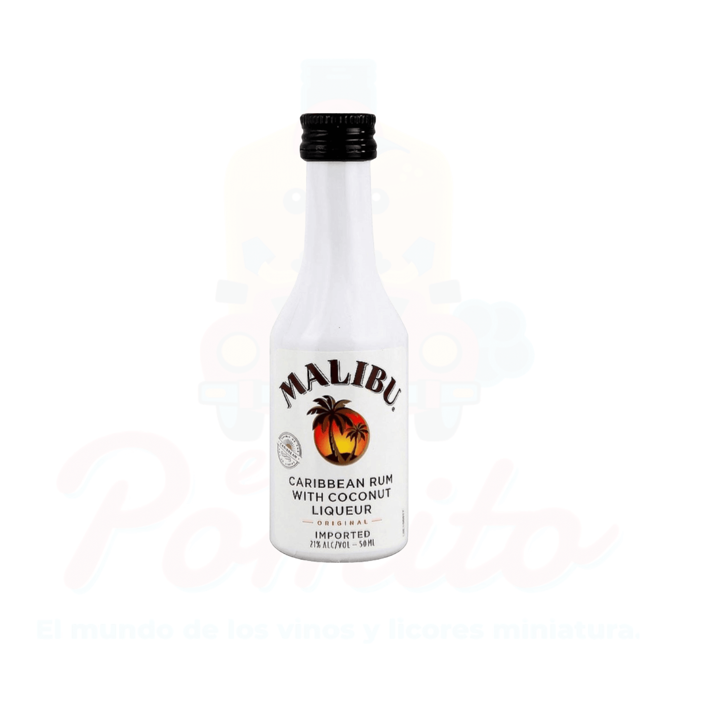 Mini Ron Malibu Original 50ml.