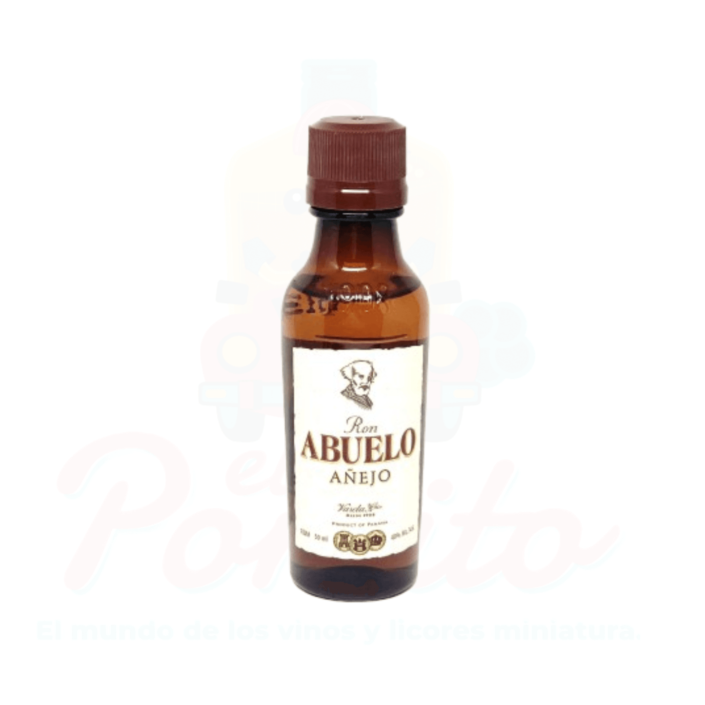 Mini Ron Abuelo Añejo 50ml.