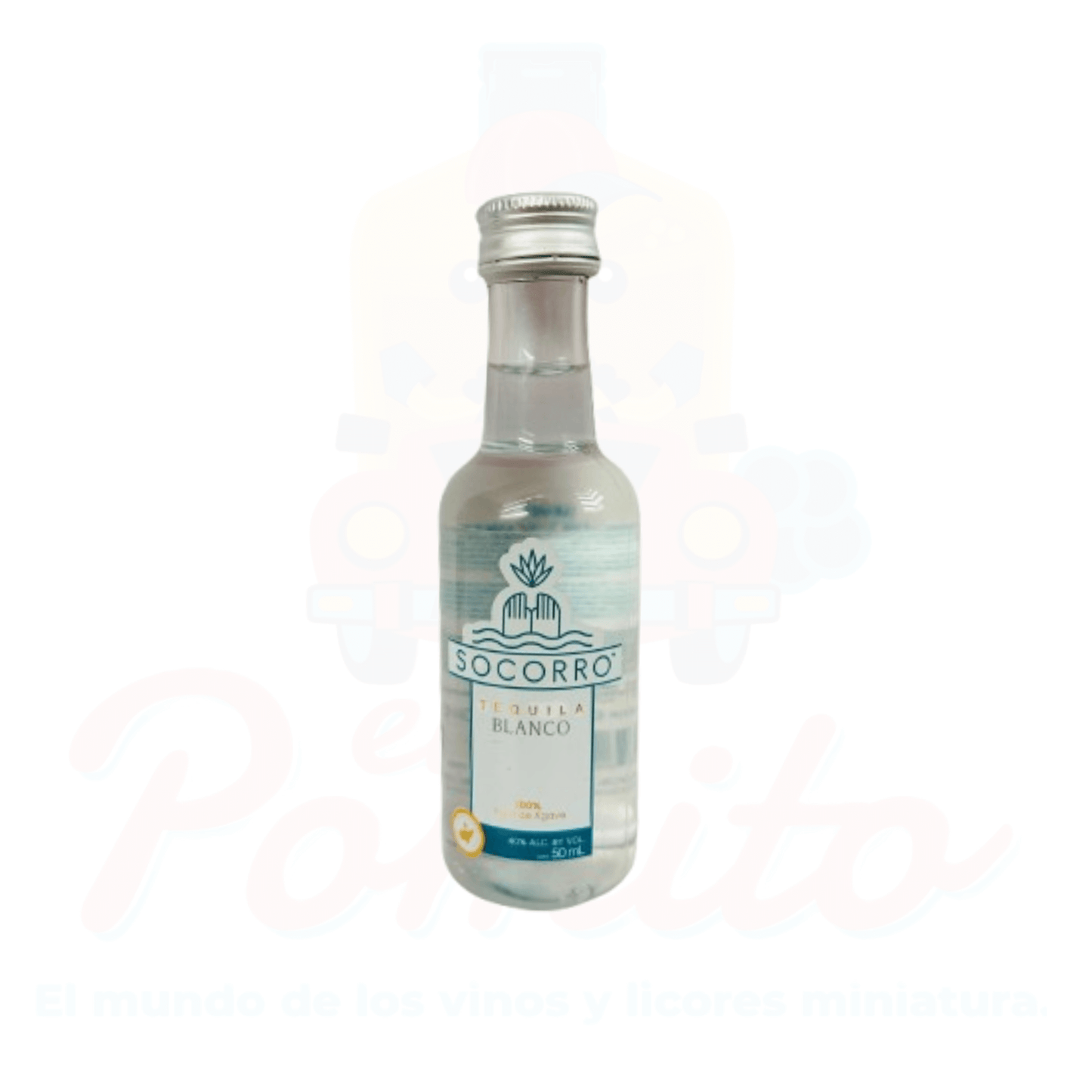 Mini Tequila Blanco Socorro 50ml.
