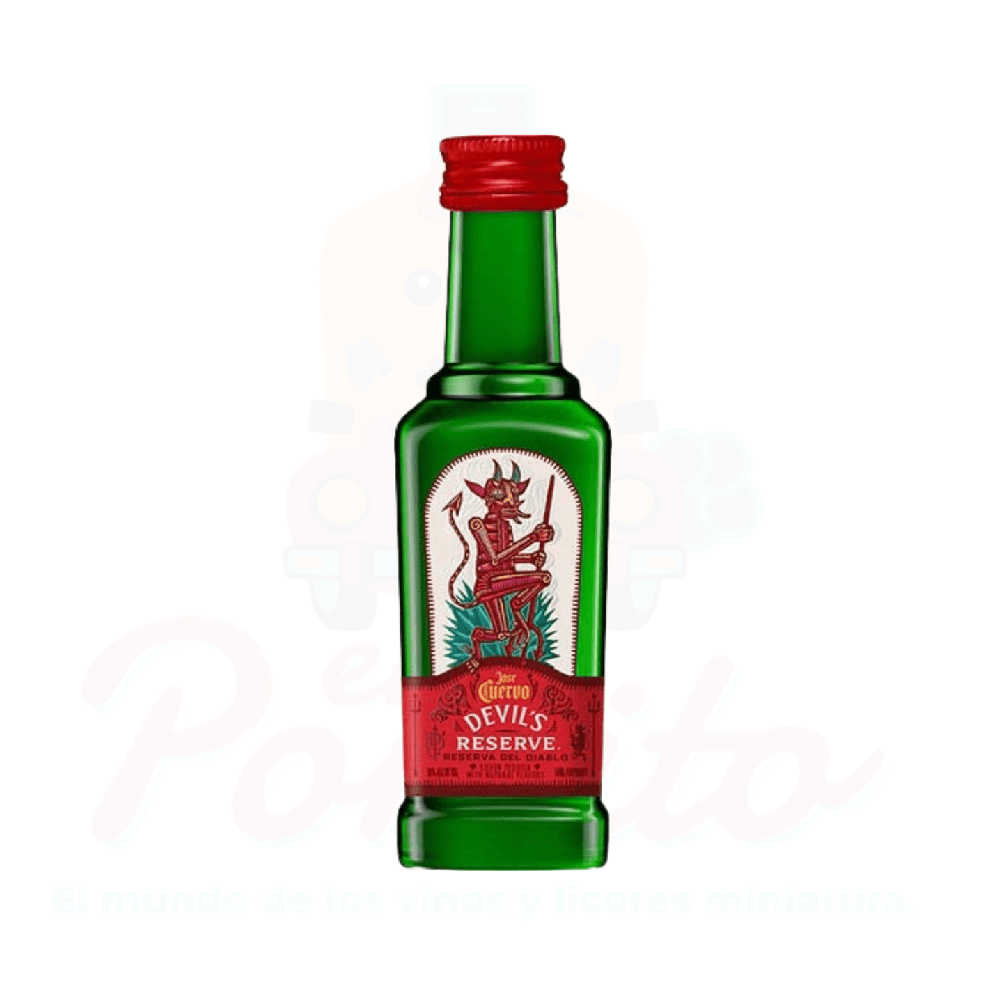 Mini Tequila Jose Cuervo Devil´s Reserve 50 ml.