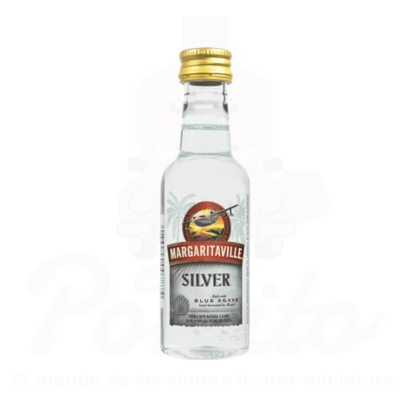 Mini Tequila Margaritaville Silver 50ml.