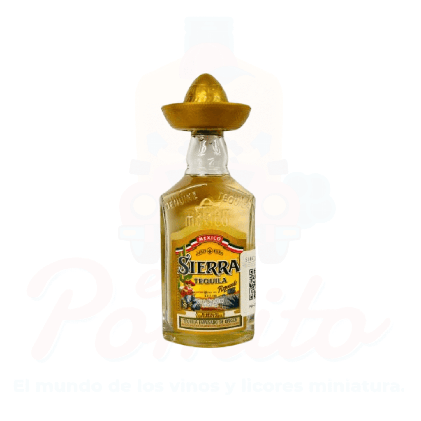 Mini Tequila Sierra Reposado 40ml.