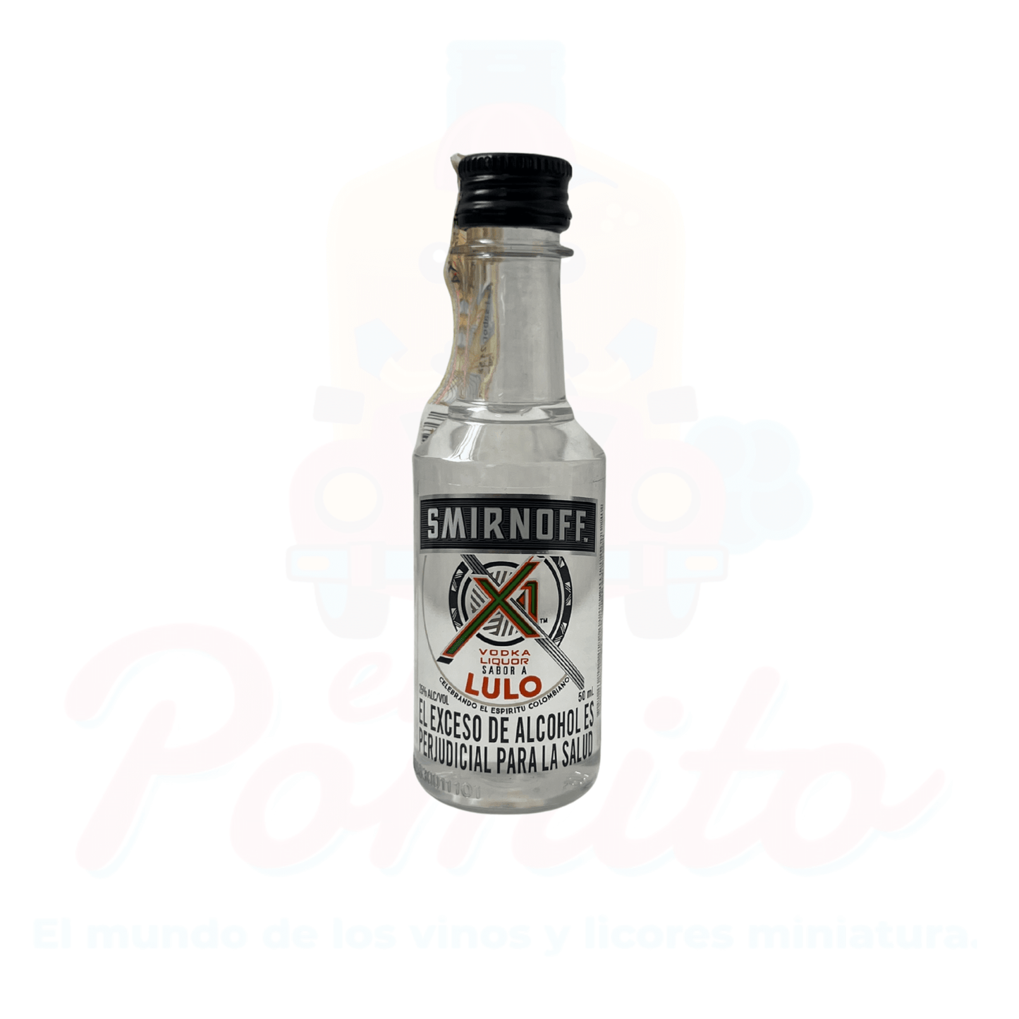 Mini Vodka Smirnoff Sabor a Lulo 50 ml.