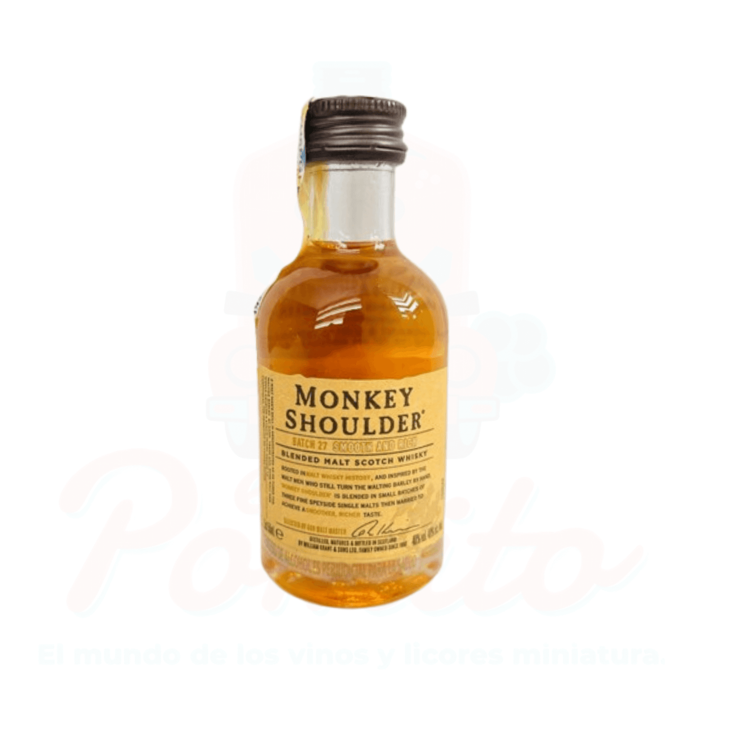 Mini Whisky Monkey Shoulder 50ml.