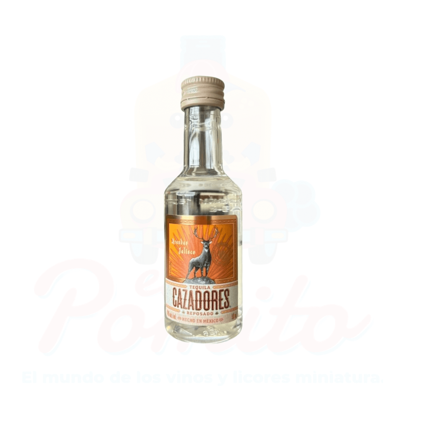 Mini Tequila Cazadores Reposado 50 ml.