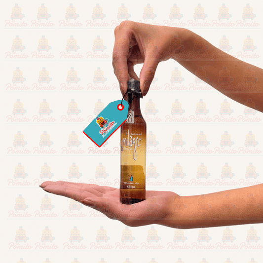 Mini Tequila Leyenda del Milagro Añejo 50 ml.