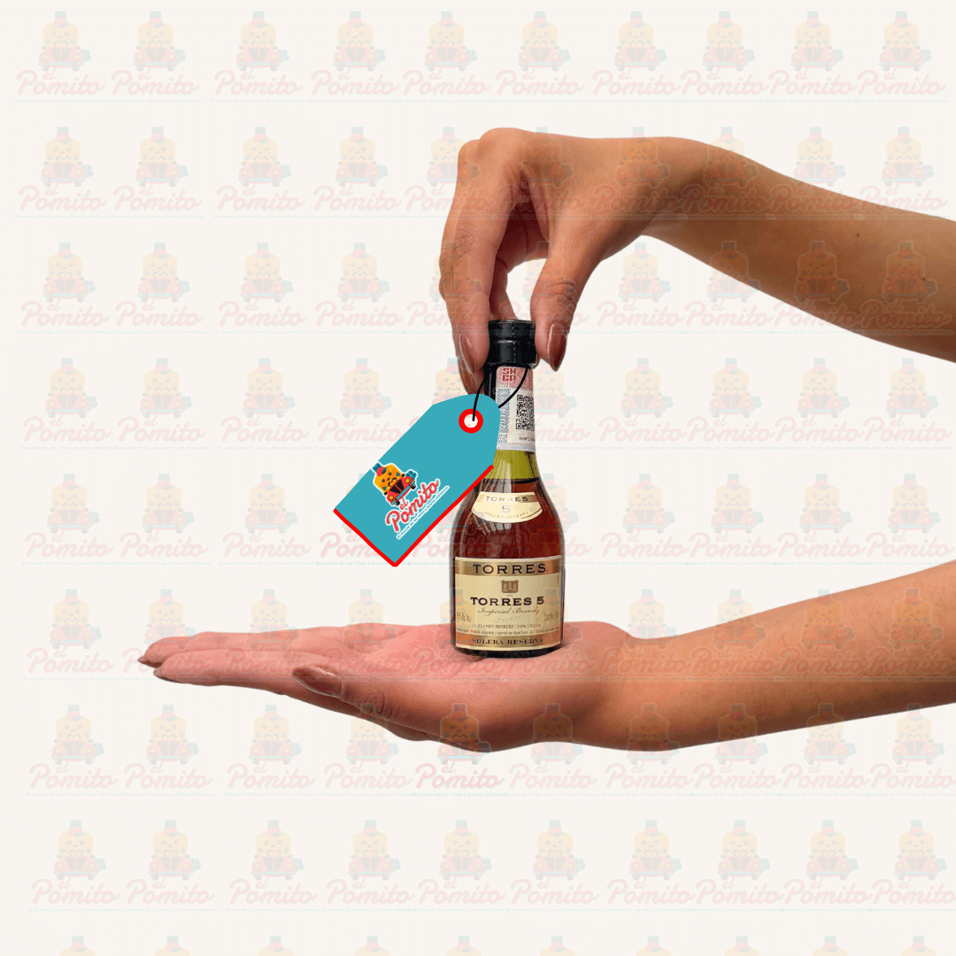 Mini Brandy Torres 5, 50 ml.