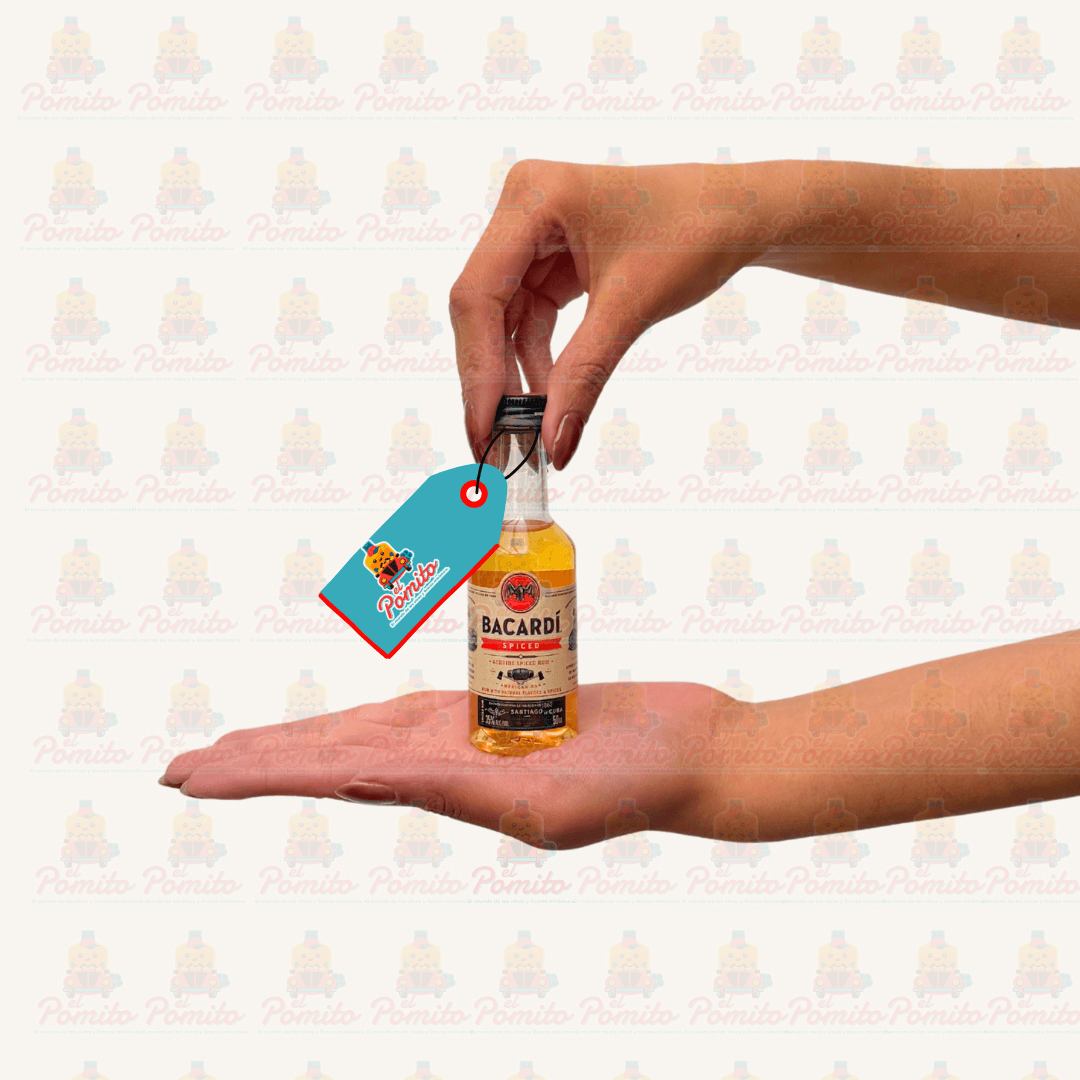 Mini Ron Bacardi Spiced 50ml.