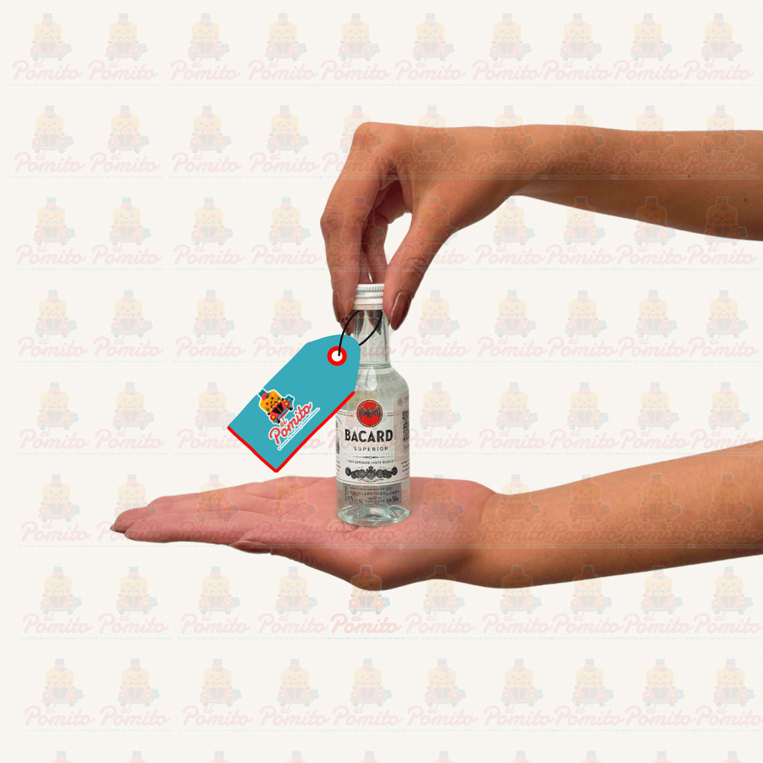 Mini Ron Bacardi Blanco 50ml.