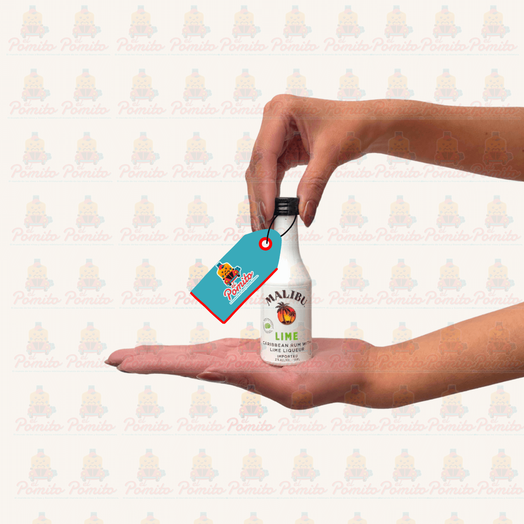 Mini Ron Malibu Lime 50ml.