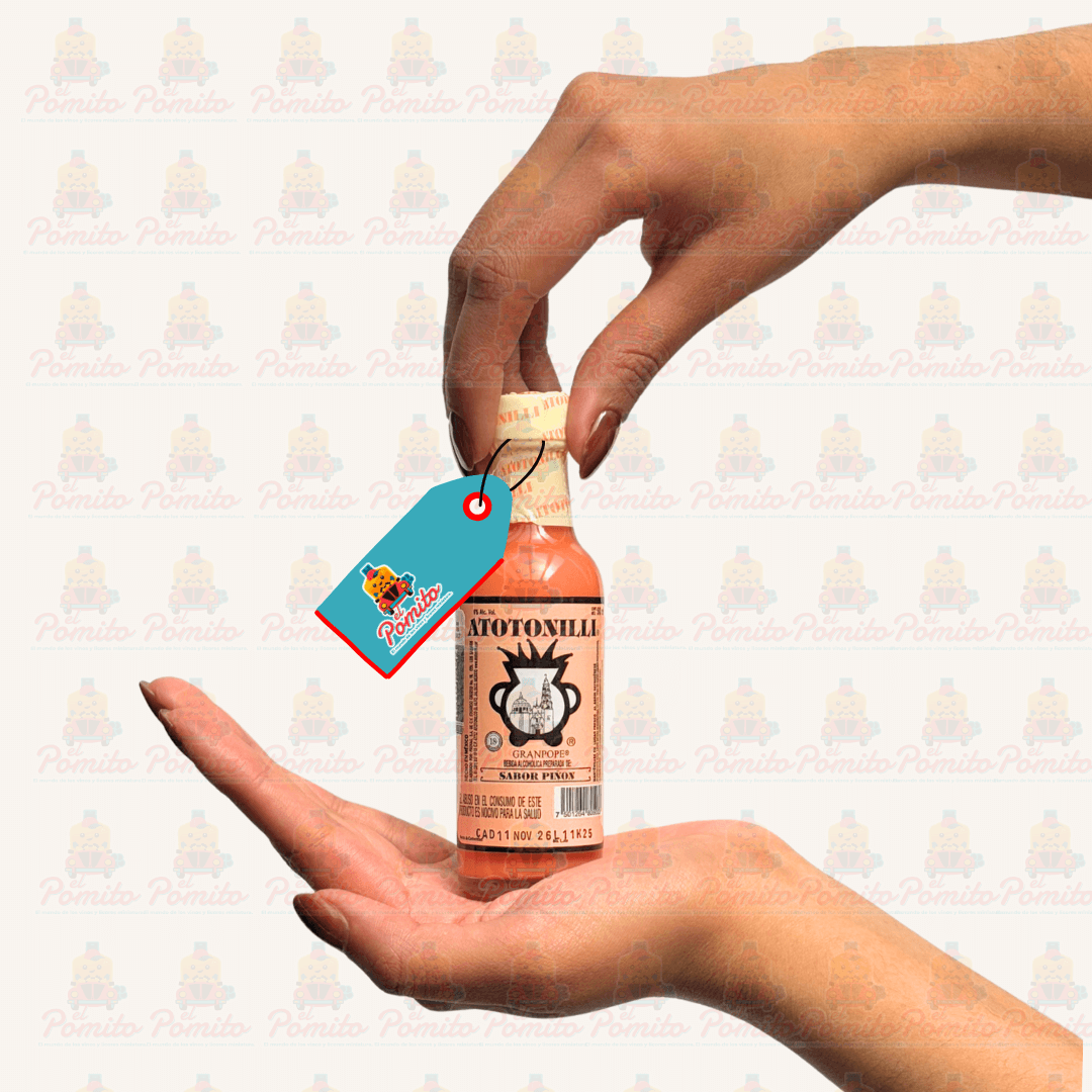 Mini Rompope Atotonilli Sabor Piñon 50 ml.