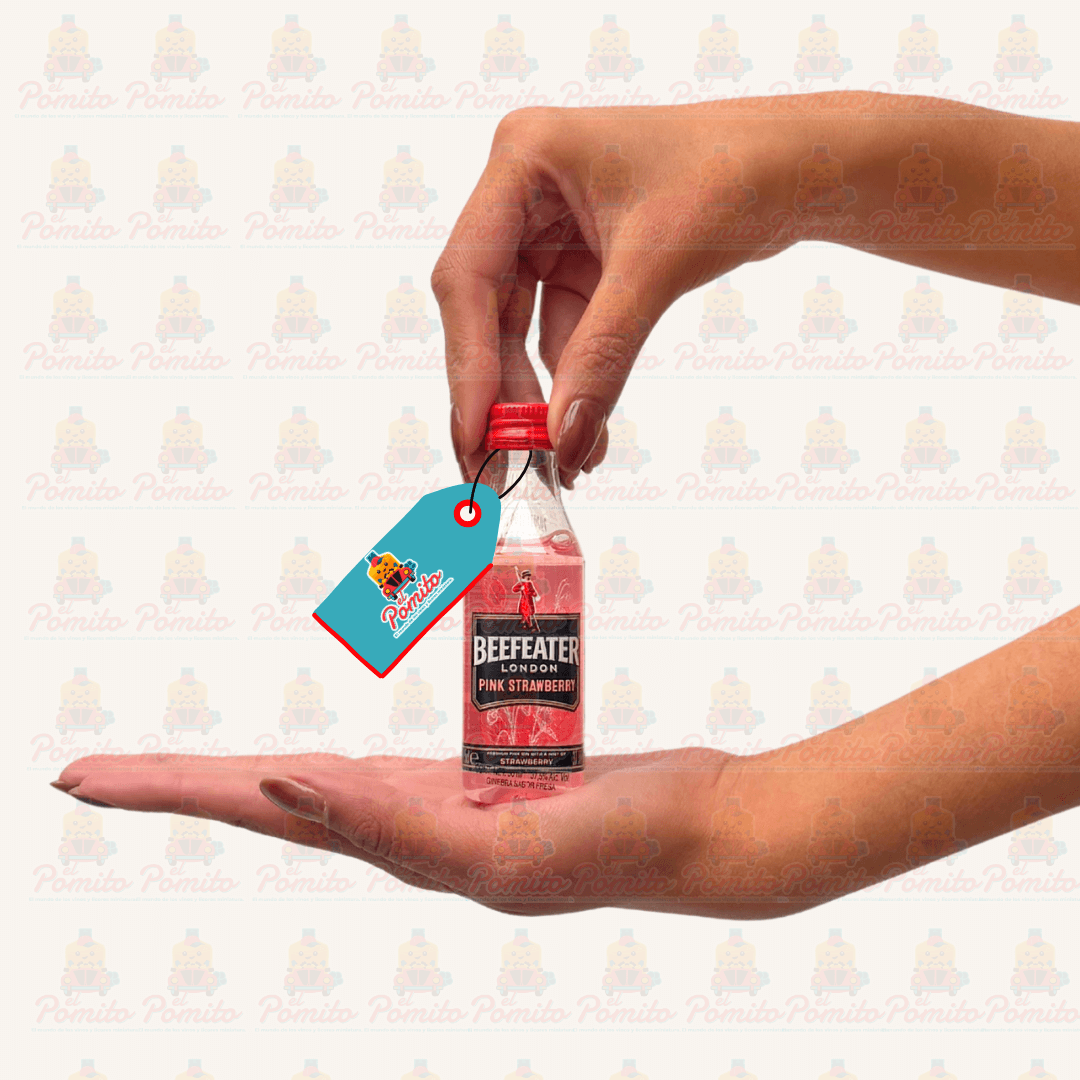 Mini Beefeater London Pink Strawberry Dry Gin 50 ml.