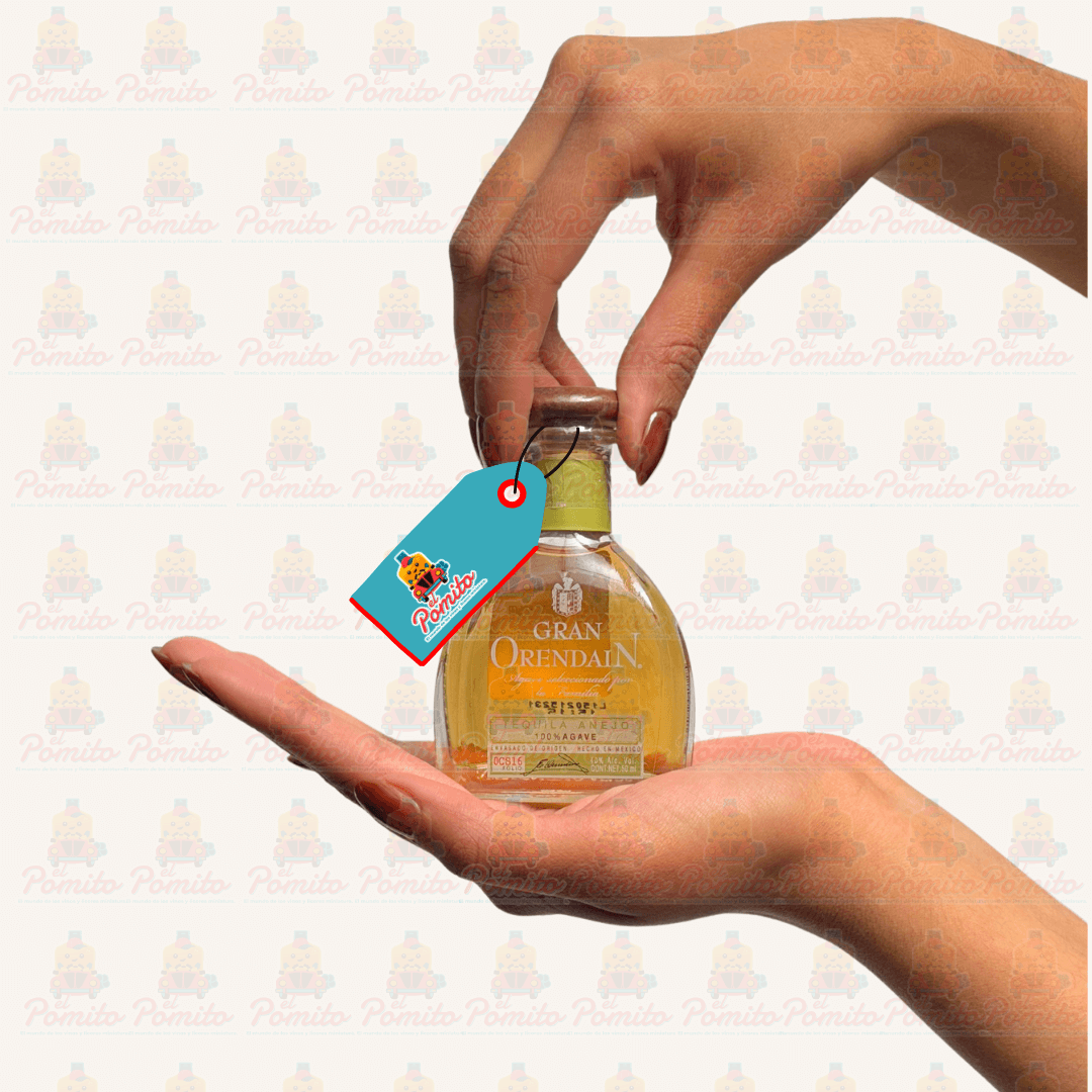 Mini Tequila Gran Orendain Añejo 50ml.