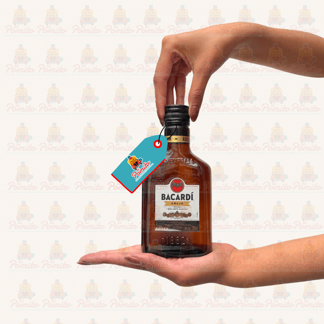 Mini Ron Bacardi Añejo 200 ml.