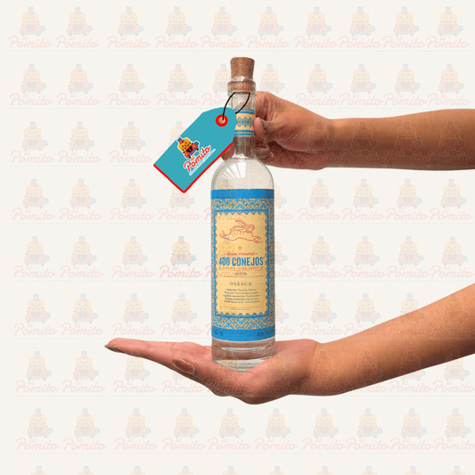 Mini Mezcal 400 Conejos Joven 200 ml.