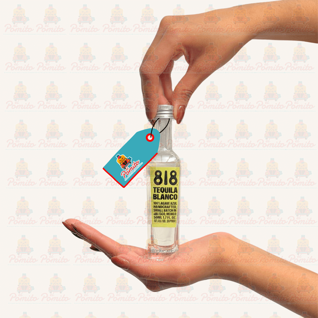 Mini Tequila 818 Blanco 50ml.