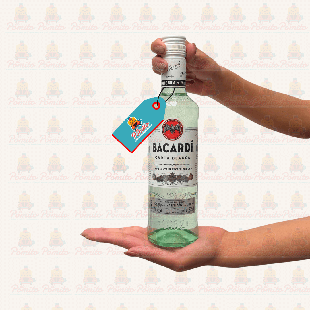 Mini Ron Bacardi Blanco 375ml.