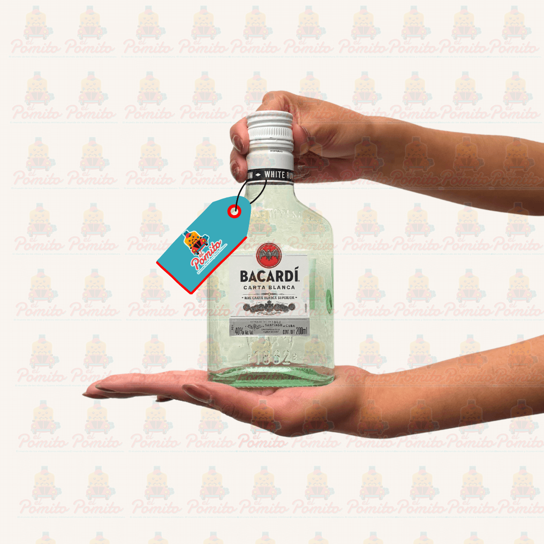 Mini Ron Bacardi Blanco 200ml.