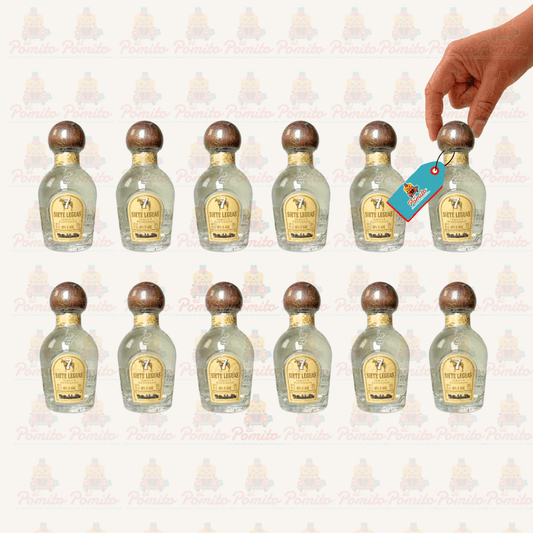 (12 piezas) Mini Tequila Siete Leguas Reposado 50 ml.