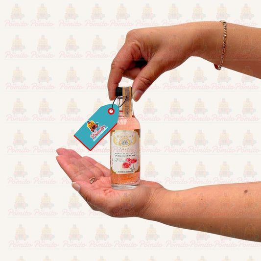 Mini Mezcal Alas de Ángel Doble Destilado Pétalos de Rosa 50ml.