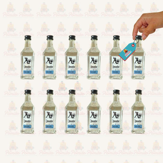 (12 piezas) Mini Tequila El Jimador Silver 50 ml.