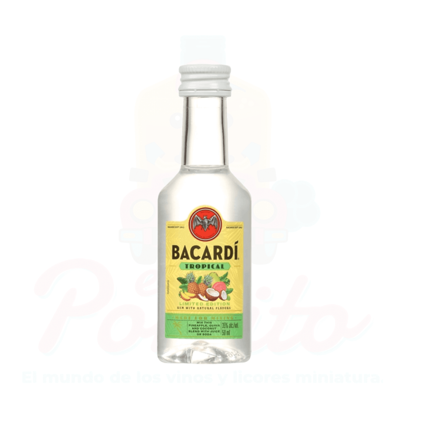 Mini Ron Bacardi Tropical 50ml.