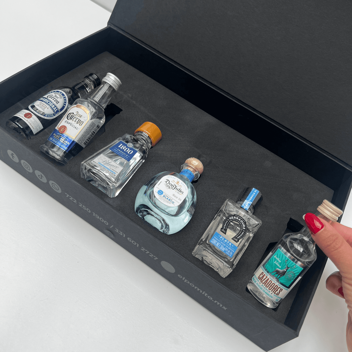 Mini Colección Tequilas Blancos 50ml