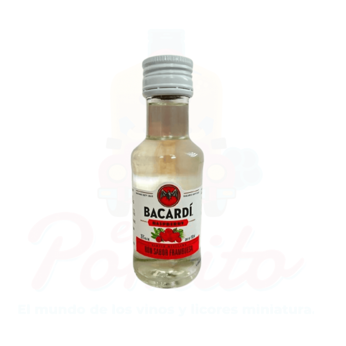Mini Ron Bacardi Raspberry 100 ml.