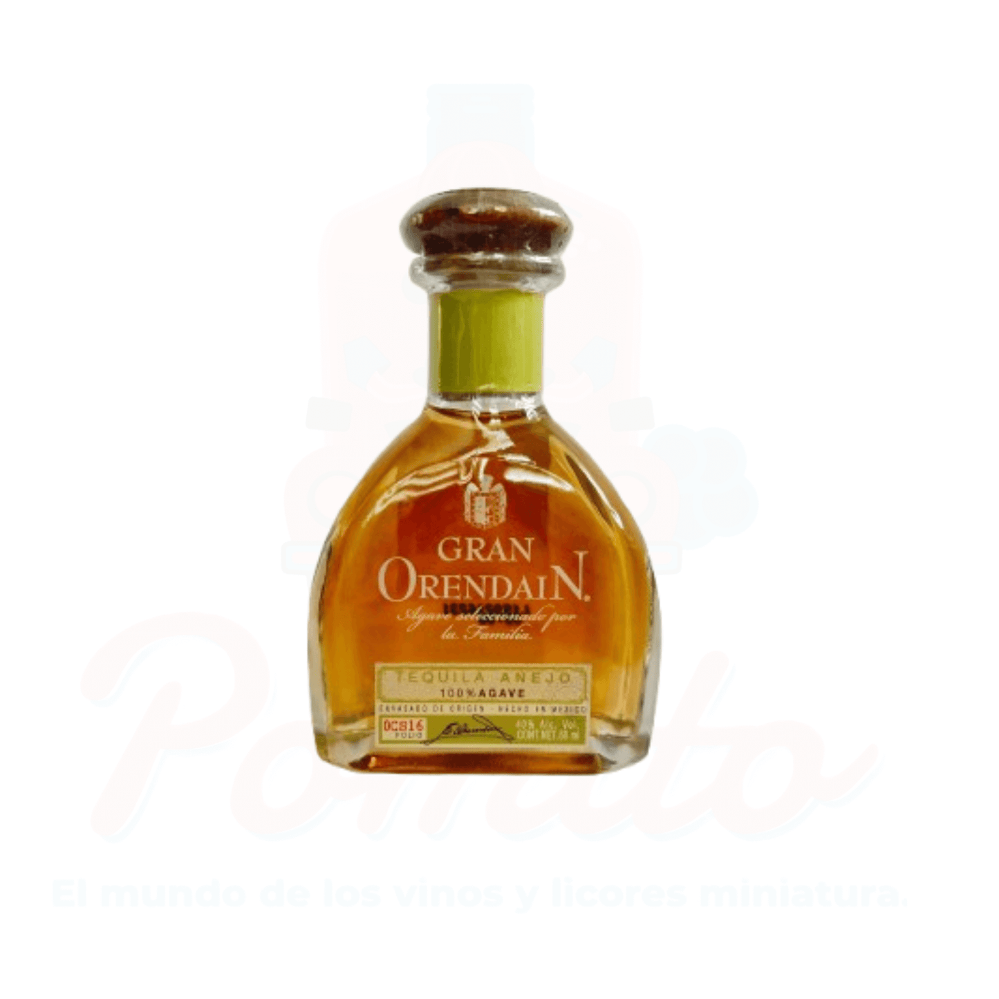 Mini Tequila Gran Orendain Añejo 50ml.