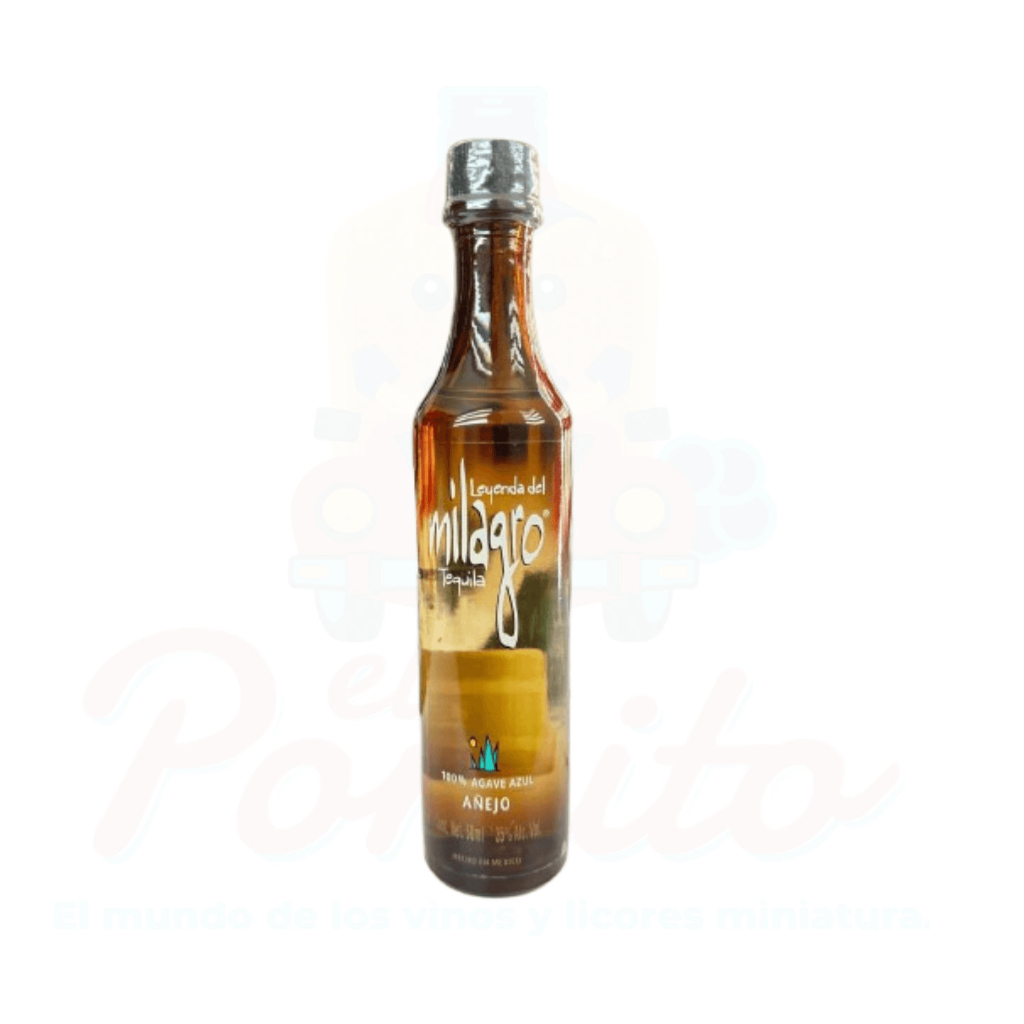Mini Tequila Leyenda del Milagro Añejo 50 ml.