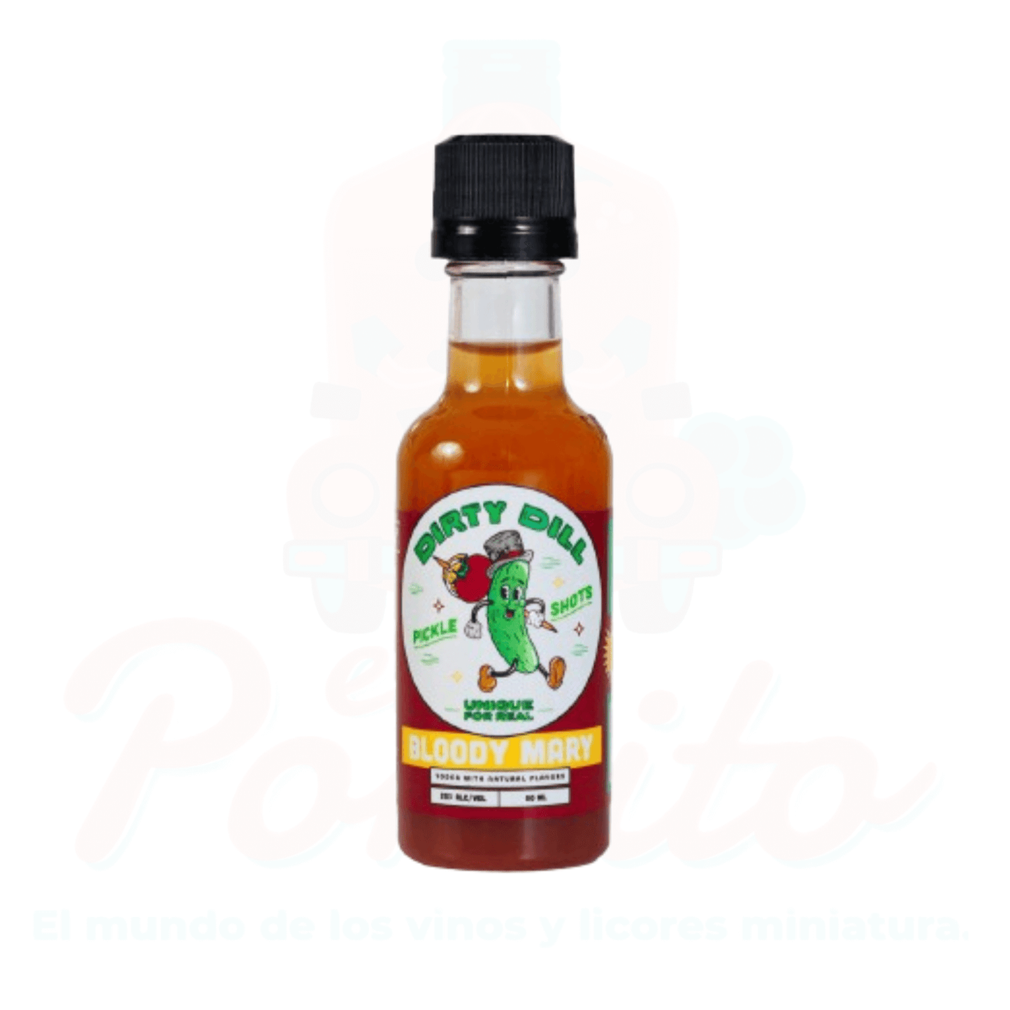 Mini Vodka Dirty Dill Bloody Mary 50ml.