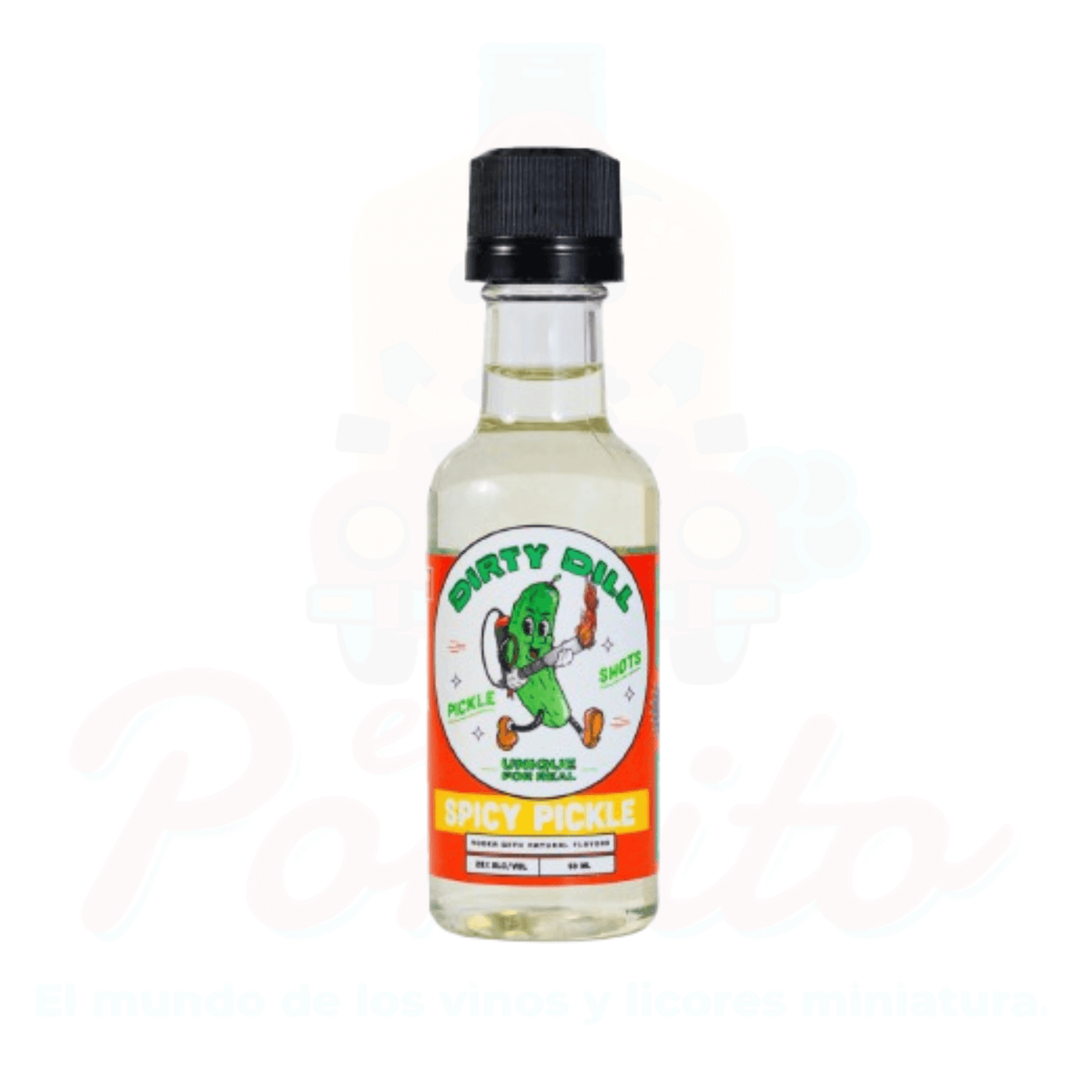 Mini Vodka Dirty Dill Spicy Pickle 50ml.