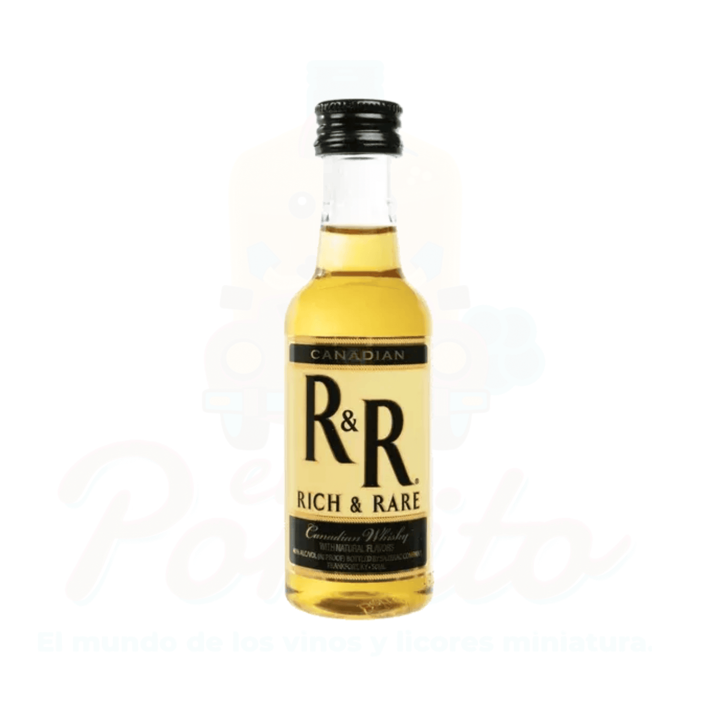 Mini Whisky Canadian Rich & Rare 50 ml.