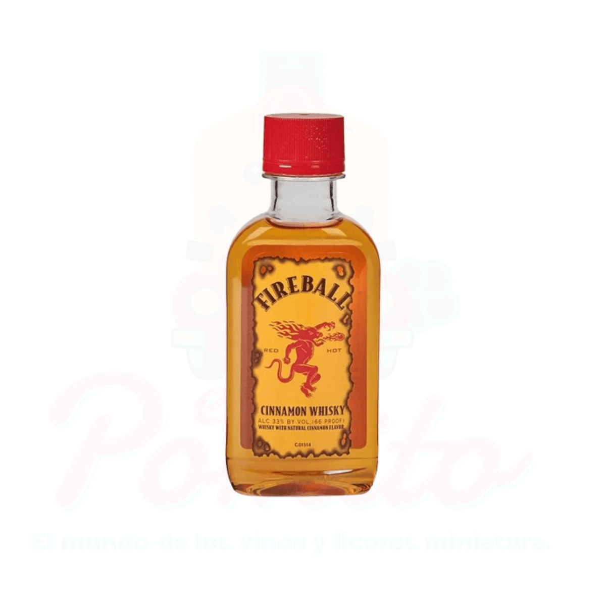 Mini Whisky Fireball Cinnamon 50ml.